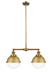 Innovations - 209-BB-HFS-82-BB-LED - LED Island Pendant - Franklin Restoration - Brushed Brass