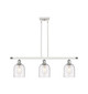 Innovations - 516-3I-WPC-G558-6SDY - Three Light Island Pendant - Ballston - White Polished Chrome