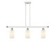 Innovations - 516-3I-WPC-G801 - Three Light Island Pendant - Ballston - White Polished Chrome