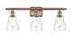 Innovations - 516-3W-AC-G394 - Three Light Bath Vanity - Ballston - Antique Copper
