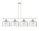 Innovations - 916-4I-WPC-G72-L-LED - LED Island Pendant - Ballston Urban - White Polished Chrome