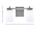 Franklin Two Light Bath Bar (1212-GP-261)