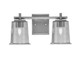 Toltec Lighting - 1212-GP-5032 - Two Light Bath Bar - Franklin - Graphite