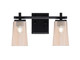 Toltec Lighting - 1212-MB-263 - Two Light Bath Bar - Franklin - Matte Black