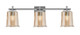 Toltec Lighting - 1213-GP-5033 - Three Light Bath Bar - Franklin - Graphite
