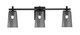 Toltec Lighting - 1213-MB-262 - Three Light Bath Bar - Franklin - Matte Black
