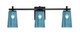 Toltec Lighting - 1213-MB-265 - Three Light Bath Bar - Franklin - Matte Black