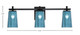 Franklin Three Light Bath Bar (1213-MB-265)