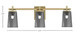 Franklin Three Light Bath Bar (1213-NAB-262)