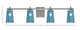 Franklin Four Light Bath Bar (1214-GP-265)