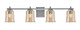 Toltec Lighting - 1214-GP-5033 - Four Light Bath Bar - Franklin - Graphite