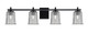 Toltec Lighting - 1214-MB-5032 - Four Light Bath Bar - Franklin - Matte Black