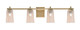 Toltec Lighting - 1214-NAB-263 - Four Light Bath Bar - Franklin - New Age Brass