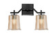Toltec Lighting - 2312-MB-5033 - Two Light Bath Bar - Corbin - Matte Black