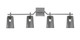 Toltec Lighting - 2314-GP-262 - Four Light Bath Bar - Corbin - Graphite