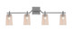 Toltec Lighting - 2314-GP-263 - Four Light Bath Bar - Corbin - Graphite