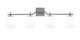 Toltec Lighting - 2314-GP-5031 - Four Light Bath Bar - Corbin - Graphite