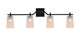 Toltec Lighting - 2314-MB-263 - Four Light Bath Bar - Corbin - Matte Black