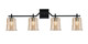 Toltec Lighting - 2314-MB-5033 - Four Light Bath Bar - Corbin - Matte Black
