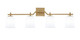 Toltec Lighting - 2314-NAB-5031 - Four Light Bath Bar - Corbin - New Age Brass