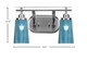 Odyssey Two Light Bath Bar (2612-BN-265)