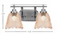 Odyssey Two Light Bath Bar (2612-BN-4233)