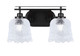 Toltec Lighting - 2612-MB-4230 - Two Light Bath Bar - Odyssey - Matte Black
