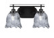 Toltec Lighting - 2612-MB-4232 - Two Light Bath Bar - Odyssey - Matte Black