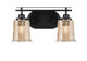 Toltec Lighting - 2612-MB-5033 - Two Light Bath Bar - Odyssey - Matte Black