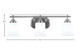 Odyssey Three Light Bath Bar (2613-BN-5031)