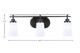 Odyssey Three Light Bath Bar (2613-MB-261)