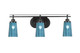 Toltec Lighting - 2613-MB-265 - Three Light Bath Bar - Odyssey - Matte Black
