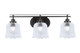 Toltec Lighting - 2613-MB-4230 - Three Light Bath Bar - Odyssey - Matte Black