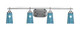 Toltec Lighting - 2614-BN-265 - Four Light Bath Bar - Odyssey - Brushed Nickel