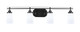 Toltec Lighting - 2614-MB-261 - Four Light Bath Bar - Odyssey - Matte Black