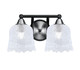 Toltec Lighting - 3422-MBBN-4230 - Two Light Bath Bar - Paramount - Matte Black & Brushed Nickel