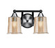 Toltec Lighting - 3422-MBBN-5033 - Two Light Bath Bar - Paramount - Matte Black & Brushed Nickel