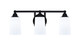 Toltec Lighting - 3423-MB-261 - Three Light Bath Bar - Paramount - Matte Black