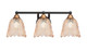 Toltec Lighting - 3423-MBBR-4233 - Three Light Bath Bar - Paramount - Matte Black & Bass