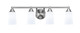 Toltec Lighting - 3424-BN-261 - Four Light Bath Bar - Paramount - Brushed Nickel