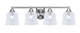 Toltec Lighting - 3424-BN-4230 - Four Light Bath Bar - Paramount - Brushed Nickel