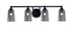 Toltec Lighting - 3424-MB-262 - Four Light Bath Bar - Paramount - Matte Black