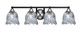 Toltec Lighting - 3424-MBBN-4232 - Four Light Bath Bar - Paramount - Matte Black & Brushed Nickel