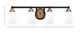 Paramount Four Light Bath Bar (3424-MBBR-261)
