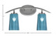 Kurve Two Light Bath Bar (3722-GP-265)