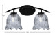 Kurve Two Light Bath Bar (3722-MB-4232)