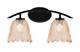 Toltec Lighting - 3722-MB-4233 - Two Light Bath Bar - Kurve - Matte Black