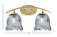 Kurve Two Light Bath Bar (3722-NAB-4232)