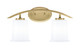 Toltec Lighting - 3722-NAB-5031 - Two Light Bath Bar - Kurve - New Age Brass