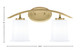 Kurve Two Light Bath Bar (3722-NAB-5031)